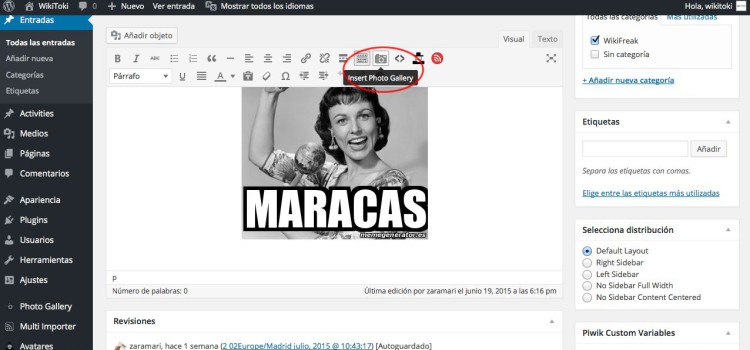 Manual de Herramientas Digitales de WikiToki: Galería de Imágenes Manual de Herramientas Digitales de WikiToki: Galería de Imágenes