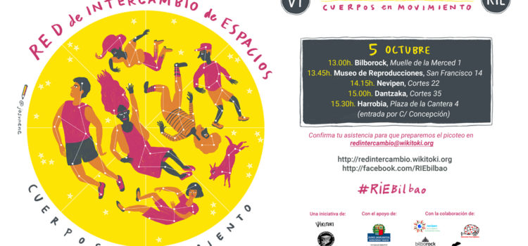 5 de octubre (viernes) – VI Encuentro de la Red de Intercambio: Cuerpos en movimiento 5 de octubre (viernes) – VI Encuentro de la Red de Intercambio: Cuerpos en movimiento