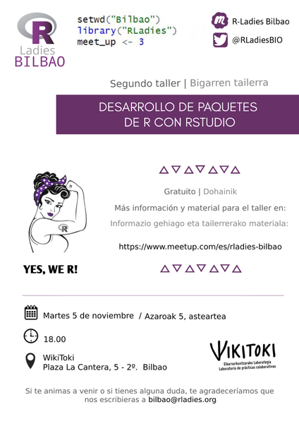 R-Ladies Bilbao taller2 Wikitoki
