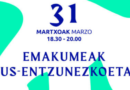 Primera actividad cultural del Ekonopolo: Emakumeak ikus-entzunezkoetan